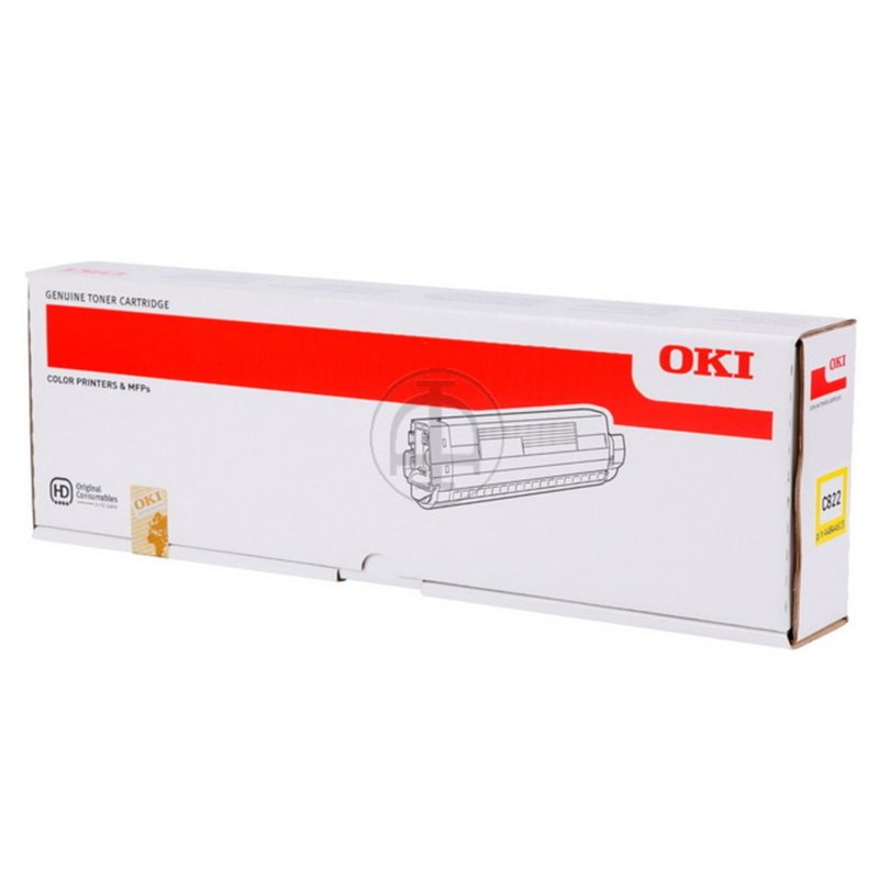 OKI 44844613 Cartouche de Toner 1 pièce(s) Original Jaune
