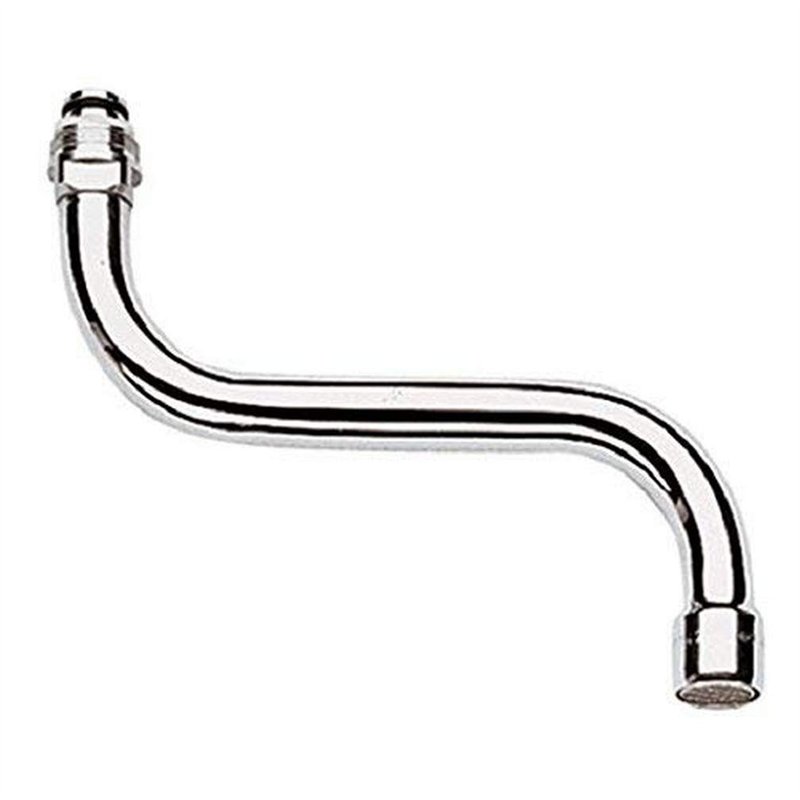 Grohe Tuyau D’Évacuation pour Évier Mural, Chromé, 150 mm, Embout 13052000,