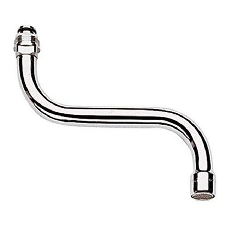 Grohe Tuyau D’Évacuation pour Évier Mural, Chromé, 150 mm, Embout 13052000,