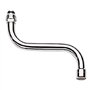 Grohe Tuyau D’Évacuation pour Évier Mural, Chromé, 150 mm, Embout 13052000,
