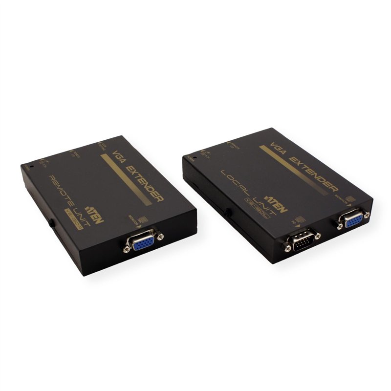 Image secondaire de ATEN kit extendeur VGA Cat. 5, portée de 150 m, Noir