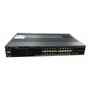 Commutateur réseau Cisco Catalyst 2960X-24PSQ-L, 24 Ports Gigabit Ethernet (8 PoE), consommation PoE 110 W, 2 Ports de Liaison M