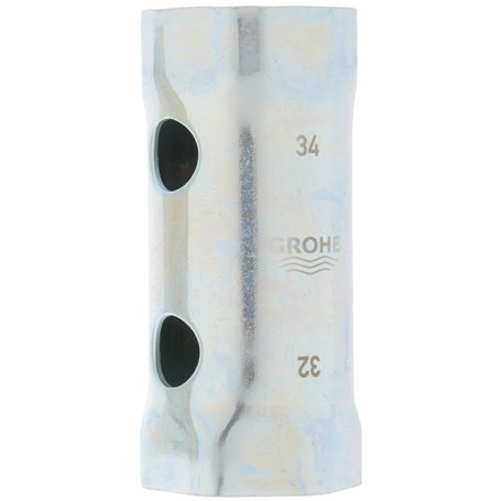 GROHE Clé à douille, chromé, 32 et 34 mm, 19332000 (Import Allemagne)