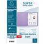 EXACOMPTA Paquet de 100 chemises Super 250 en carte 210 g, coloris lilas