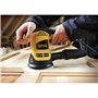 Stanley FATMAX Ponceuse Excentrique 480W 125Mm Vitesse Variable Poignée Avant Revêtement Grip Verrouillage de l'Interrupteur Ave