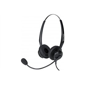 Dacomex 291011 Micro Casque avec antibruit Micro Flex pour PC Noir