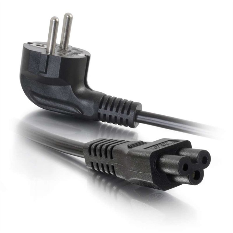 C2G 80607 câble électrique Noir 2 m CEE7/7 Coupleur C5