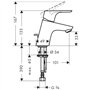 hansgrohe Focus Mitigeur de lavabo 70 CoolStart, avec tirette et vidage, chromé, 31539000