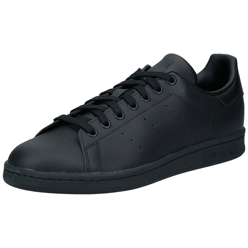 Adidas Originals Homme Stan Smith Leather Sneaker Basse, Noir Schwarz Black Black, 42 2/3 EU