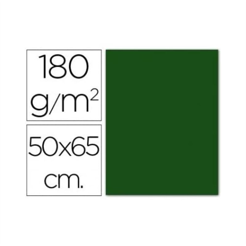 Papiers carton Iris 185 g Vert foncé (50 x 65 cm) (25 Unités)