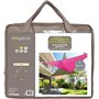 Toile Solaire Voile d'ombrage Triangulaire 4 x 4 x 4 m en Tissu déperlant - Coloris Taupe