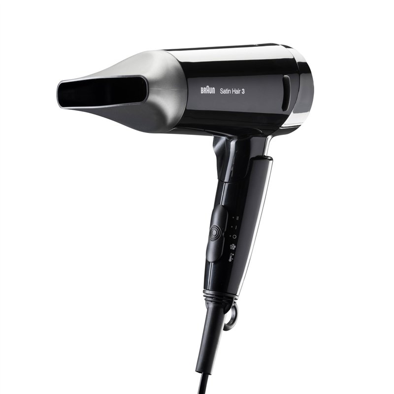 Image secondaire de Braun - BRHD350E - Sèche-cheveux Braun Satin Hair 3 Style&Go. Voyagez avec élégance.