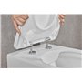 Abattant de WC Architectura Villeroy & Boch, avec abaissement automatique, abattant de WC amovible en Duroplast incassable, pièc