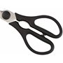 Amazon Basics Inox Ciseaux de cuisine multiusage, 8 inch, Noir