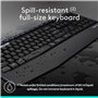 Logitech MK345 Combo Clavier Taille Standard Sans Fil avec Repose Poignet et Souris Droitier Confortable, Clavier US Internation