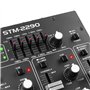 Vonyx STM2290 Table de Mixage DJ 8 Canaux, Entrée USB, Bluetooth, 8 Effets sons Individuels, Equalizer 5 Bandes, Entrée Micro et