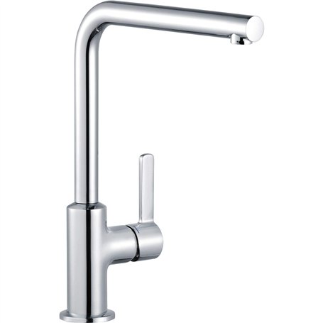 Kludi 408030575 L-INE S Robinet d'évier de Cuisine, Chrome
