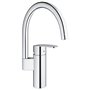 Grohe 30221002 Eurostyle Cosmopolitan Mitigeur de Cuisine À Levier Unique, Argent