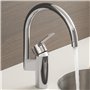 Grohe 30221002 Eurostyle Cosmopolitan Mitigeur de Cuisine À Levier Unique, Argent