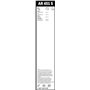 Bosch Balais d'Essuie-Glace Plats Aerotwin AR451S, Longueur: 450mm/475mm − 1 Paire de Balais avant