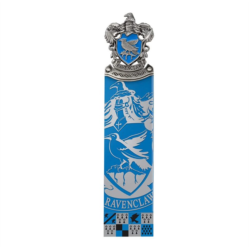 Image secondaire de The Noble Collection Harry Potter Ravenclaw Crest Bookmark – 6.7 inches (17 cm) Die Cast Metal, PVC and Card Bookmark – Official