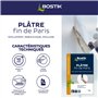 Bostik - Plâtre Fin de Paris - Scellement, Rebouchage, Moulage - Intérieur - Tous Supports - Prise Rapide - Couleur : Blanc - 1 
