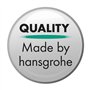 hansgrohe ShowerSelect Glas Set de finition en verre pour mitigeur thermostatique encastré haut débit avec une sortie permanente