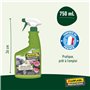 ALGOFLASH NATURASOL Savon Noir prêt à l'emploi, pour jardin, plantes d’intérieur et entretien maison, Pulvérisateur 750 ml, BIOS