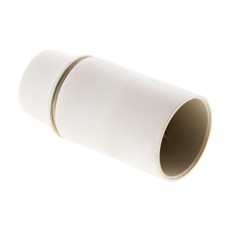 Zenitech Douille E14 Thermoplastique Lisse Blanc