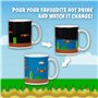 Super Mario Tasse Changeante de Chaleur - Marchandise Officielle, Révèle Écran Niveau Mario avec Boisson Chaude, Cadeau Original