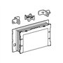 Geberit – Jeu d'installation, enrasado, pour chasse d'eau encastrée Geberit Sigma 12 cm (243.168.00.1)