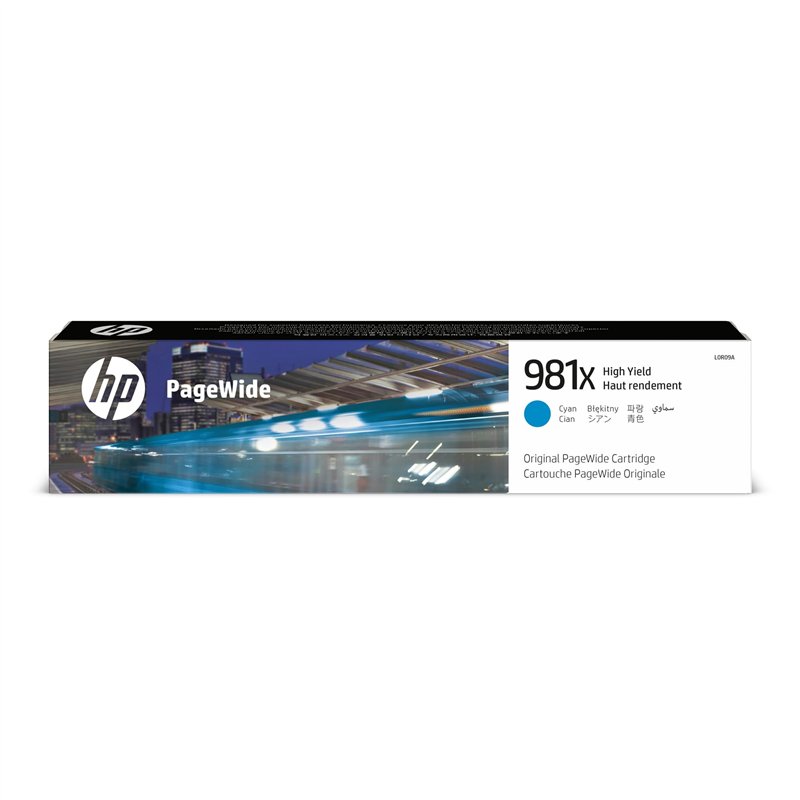 HP 981X Cartouche Cyan Authentique (L0R09A)