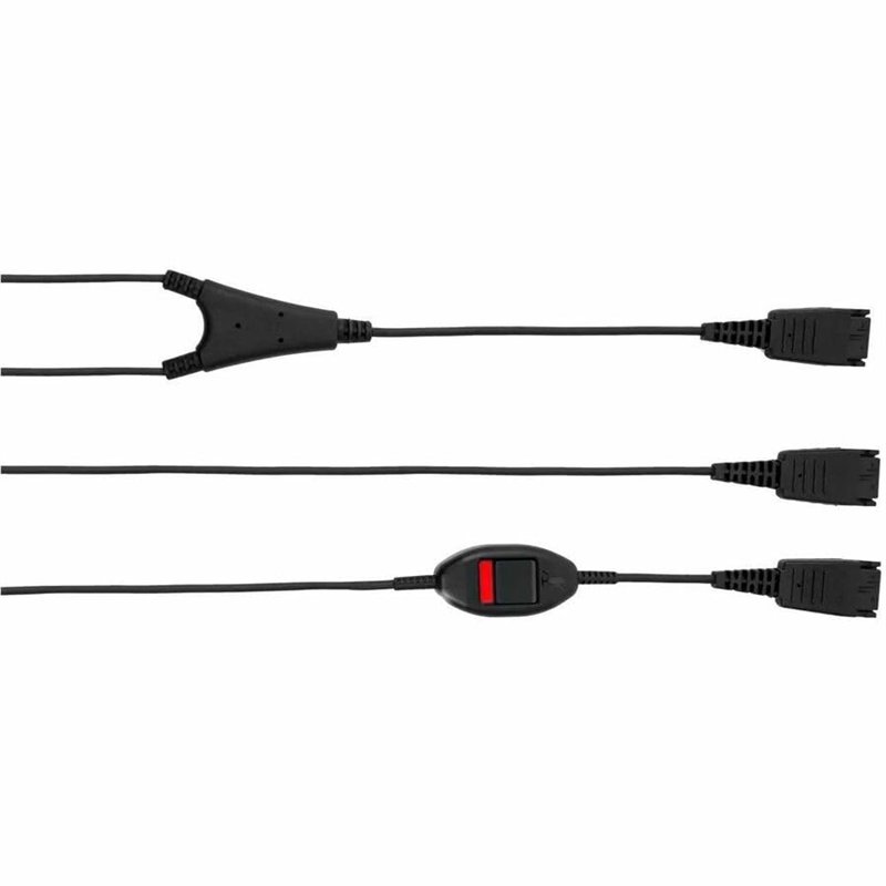 Image secondaire de Jabra Câble Y pour superviseur - 1,5 m - QD -> 2xQD avec coupure micro intégrée