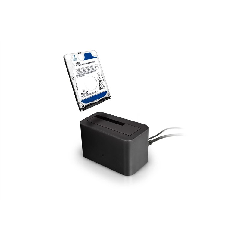 PORT CONNECT Station d'Accueil pour Disque dur Sata HDD 2.5 pouces +3.5 pouces