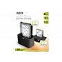 PORT CONNECT Station d'Accueil pour Disque dur Sata HDD 2.5 pouces +3.5 pouces