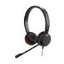 Jabra Evolve 30 UC Stereo Headset - Casque de communications unifiées pour téléphone logiciel VoIP avec annulation passive du br