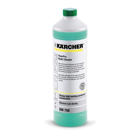 DÉTERGENT MULTISURFACE FLOORPRO RM 756, 1 LITRE. KARCHER - 62959130