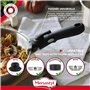 MENASTYL - set de 8 pièces – 3 poêles 20/24/28 cm + 3 casseroles 16/18/20 cm + 2 poignées amovibles sécurisées - 6020438