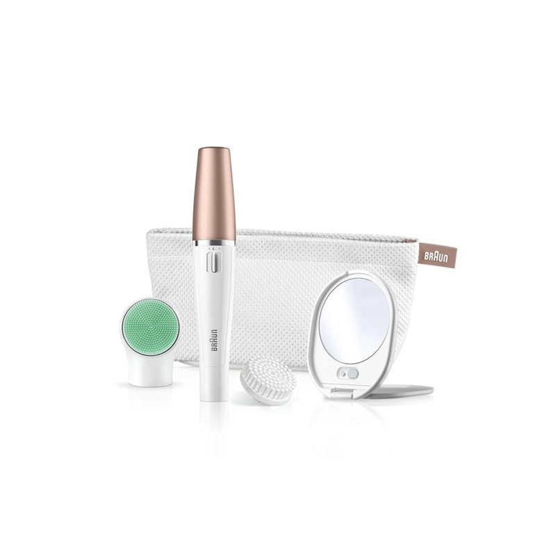 Braun FaceSpa 851V 3-En-1 Épilateur Visage Et Brosse Nettoyante Avec Pile Supplémentaire