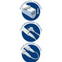 Velamp RS8-8W Durandal - Réglette 48 LED avec Interrupteur, Plastique, Blanc