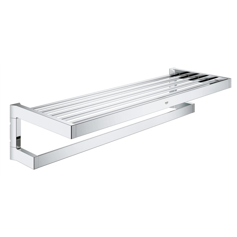 Image secondaire de GROHE 40804000 Porte-Serviettes Selection Cube, Chrome