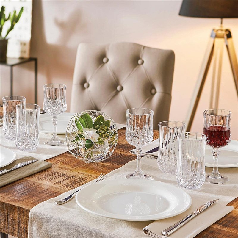 Image secondaire de ECLAT 14440 Coffret de 6 Verres à Pied 25 cl-Longchamp, Transparent