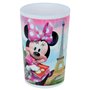 FUN HOUSE 005471 Disney Minnie Ensemble Repas Contenant 1 Assiette, 1 Bol et 1 Verre pour Enfant Polypropylène Rose 26.5x8.5x24.
