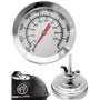 HOMETOOLS.EU® Thermomètre de cuisson analogique - Résistant à la température - Pour barbecue, grill, casseroles, faitouts, fumoi