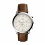 Fossil Homme Chronographe Quartz Montre avec Bracelet en Cuir FS5380
