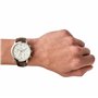 Fossil Homme Chronographe Quartz Montre avec Bracelet en Cuir FS5380