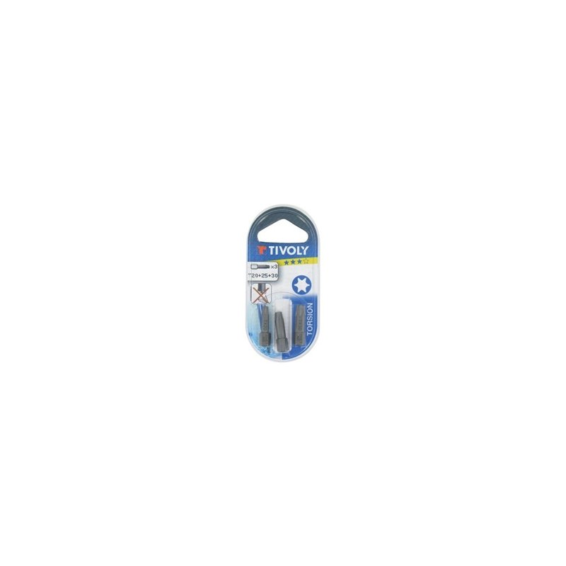 Tivoly Embout Torsion TX 25 L25 Blister de 2