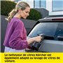 Kärcher Nettoyeur de Vitres WV 2 Black Edition, Autonomie de Batterie : 35 min, Affichage LED, 2 Raclettes, Pulvérisateur avec M