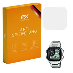 atFoliX Protecteur d'écran compatible avec Casio AE-1200WHD-1AVEF Film Protection d'écran, antiréfléchissant et absorbant les ch