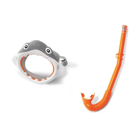 Intex - 55944 - Ensemble Masque/Tuba Requin 3-8 Ans - Coloris aléatoire